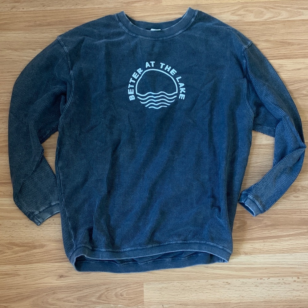 Better at the Lake Corded Sweatshirt